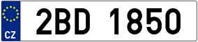 Truck License Plate